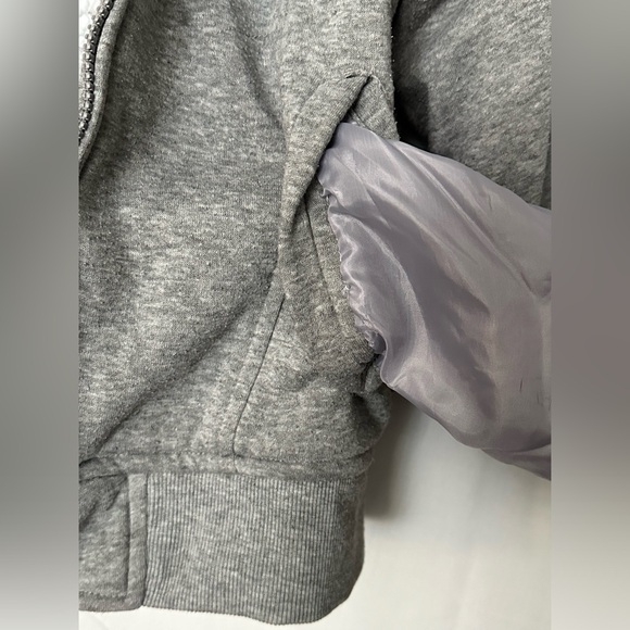 Courage Full Zip Hoodie Jacket Faux Fur Size M (10-12) - Picture 6 of 6